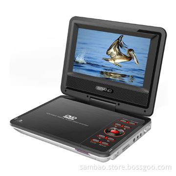 Portable DVD Player with 7-inch TFT LCD Panel, 16:9 or 4:3 Aspect Ratio/ATV/Games/USB/SD FunctionsNew